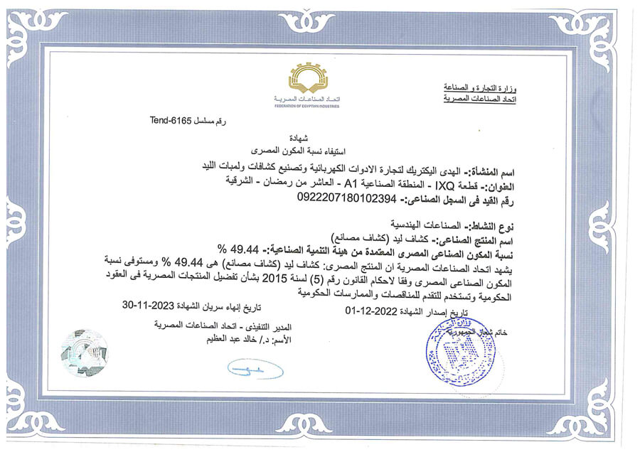 Certifications | STORM LED